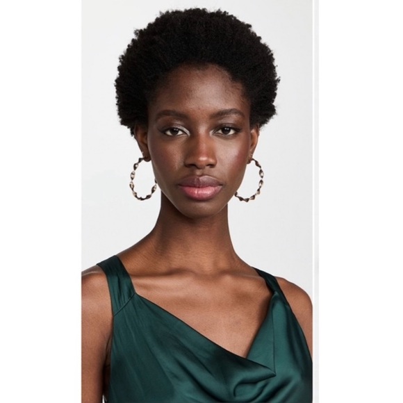 Dannijo Lewis Hoop Earrings. - Picture 3 of 5